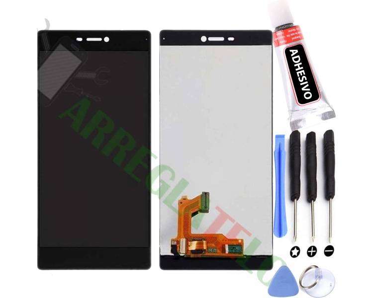 Display For Huawei Ascend P8, Color Black