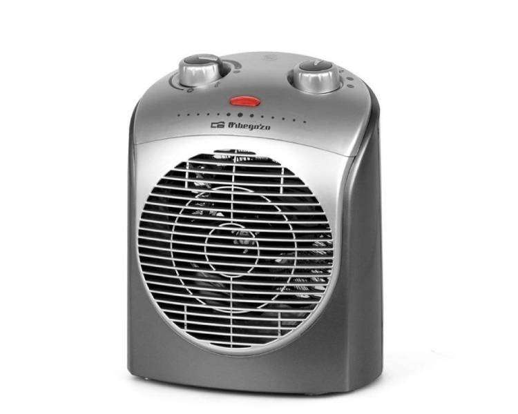 Calefactor orbegozo fh 5021/ 2200w/ termostato regulable