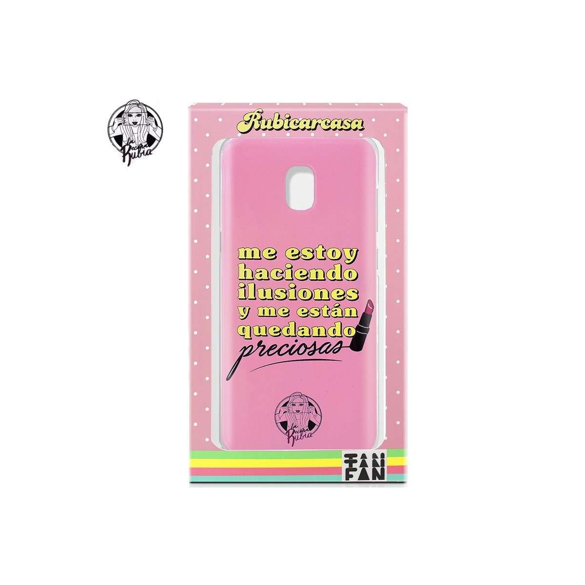 Funda Fija Guess con Purpurina para iPhone 15 Pro MAX (Rosa)