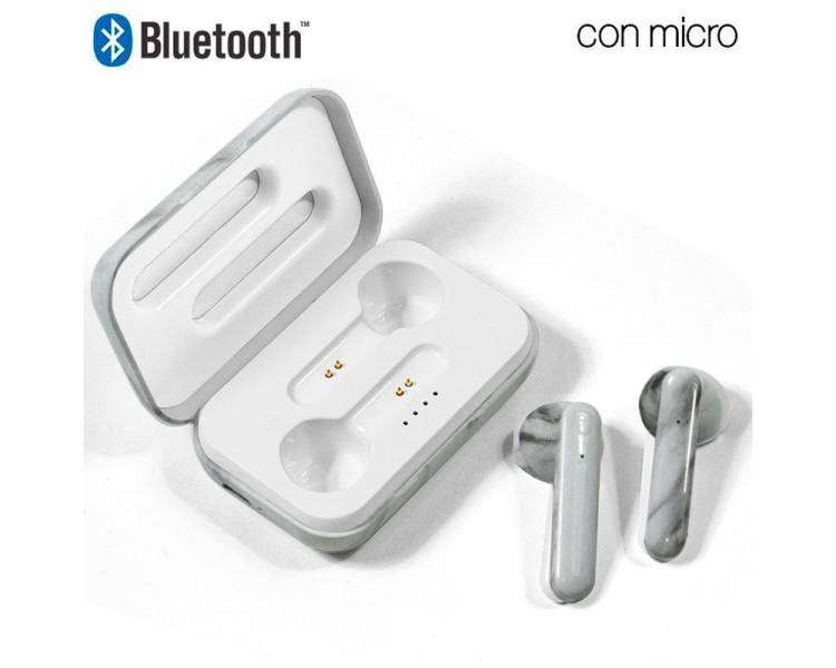 Auriculares Stereo Bluetooth Dual Pod COOL STYLE Mármol