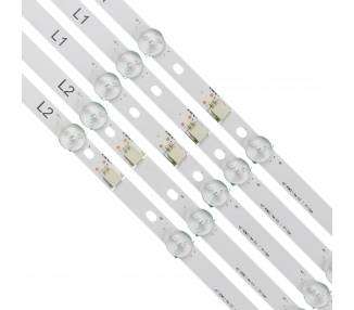 Tiras de LED para LG 42  TV LC420DUE 42LN5400 6916L-1385A,1386A,1387A,1388A