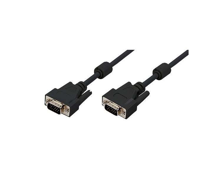 Cable VGA Macho Macho 20M Negro