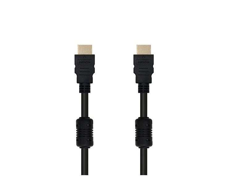 Cable con Ferrita HDMI Macho Macho 10M Nanocable V1.4