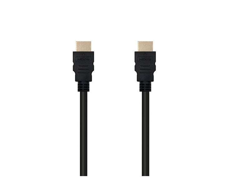 Cable HDMI (A) a HDMI (A) 4K 1M Nanocable Negro