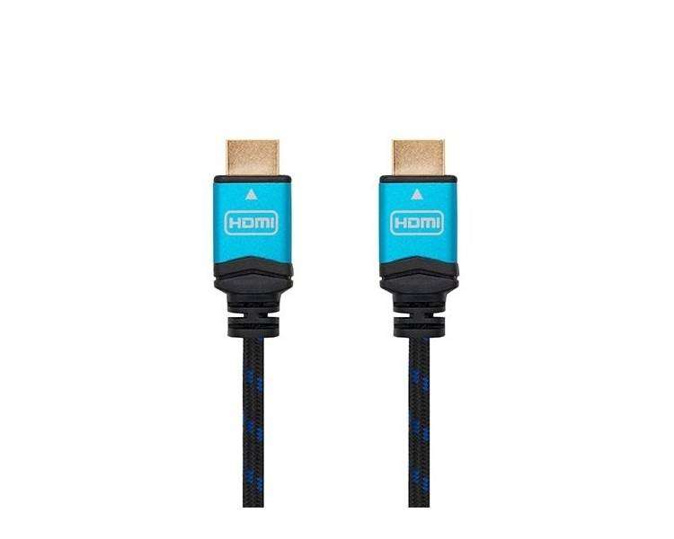 Cable HDMI (A) a HDMI (A) 4K 1.5M Nanocable Negro