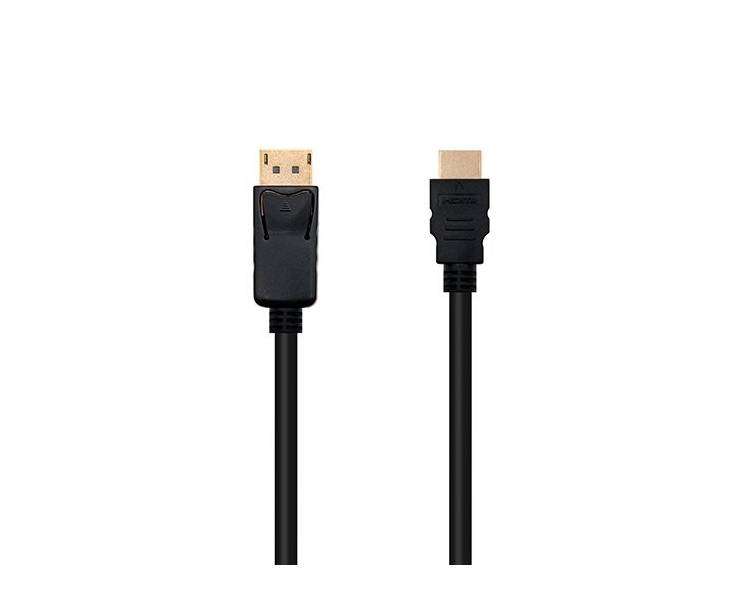 Cable Display Port Macho a HDMI Macho 2M Nanocable