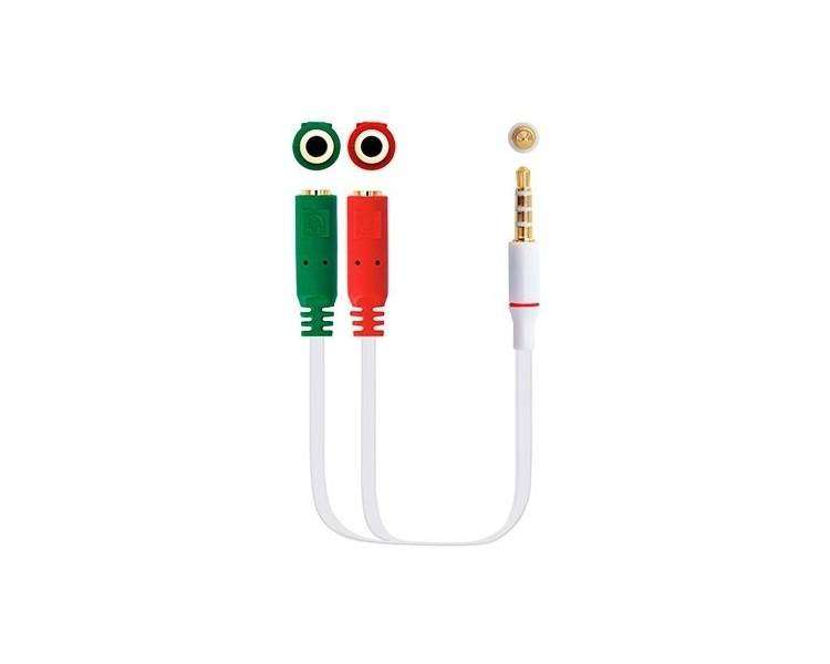 Cable Audio 1X Jack 3.5 a 2X Jack 0.2M Nanocable