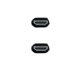 Cable HDMI (A) a HDMI (A) IRIS 8K Nanocable 1M Negro