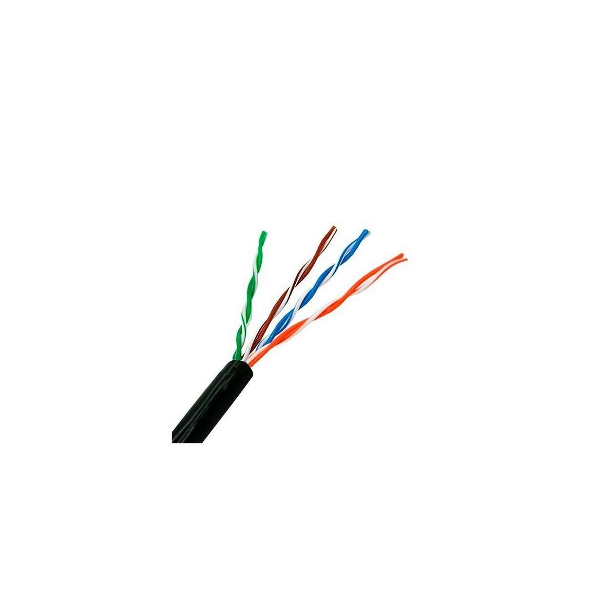 Cable de red RJ45 Cat.6 UTP rígido AWG24, gris, bobina de 100 metros 100%  cobre para la instalación - AISENS®