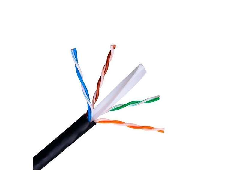 CABLE RED UTP CAT6 RJ45 AISENS 305M NEGRO