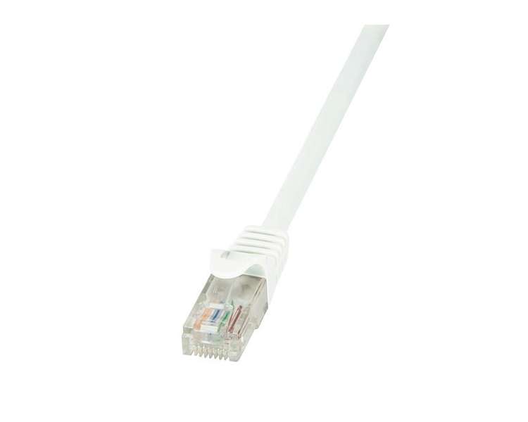 CABLE RED U/UTP CAT6 RJ45 LOGILINK 10M BLANCO