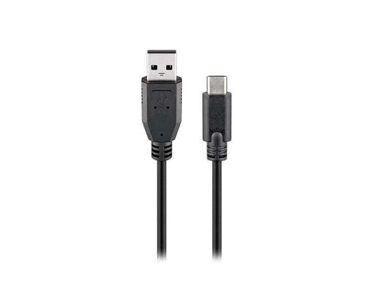 CABLE USB(A) 2.0 A USB(C) 2.0 GOOBAY 1.8M NEGRO