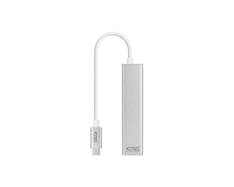 CABLE USB(C) 3.0 A ETHERNET GIGABIT+ 3XUSB 3.0 NANOCABLE 0.