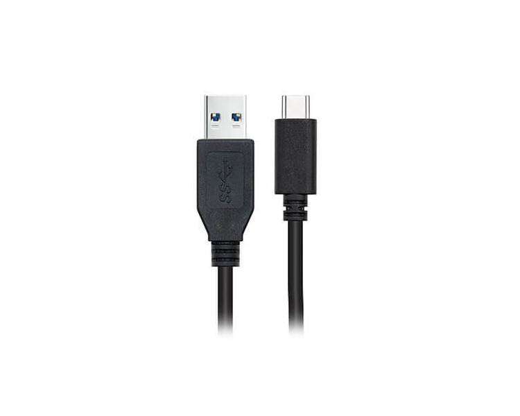 CABLE USB(A) 3.1 A USB (C) 3.1 NANOCABLE 0.5M NEGRO