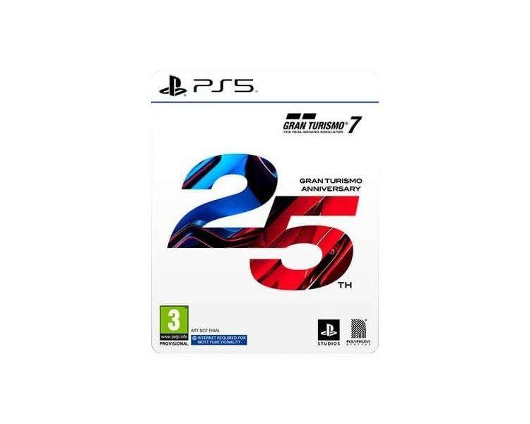 GRAN TURISMO 7 ED.25 ANIVERSARIO, Juego para Consola Sony PlayStation 5 PS5, PAL ESPAÑA