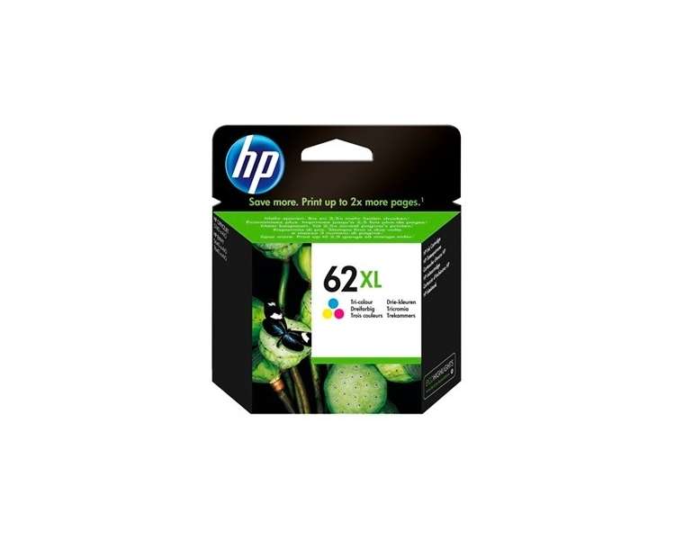 CARTUCHO Original HP Nº 62XL TRICOLOR C2P07AE