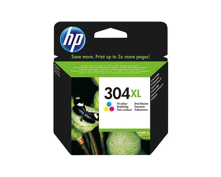 CARTUCHO Original HP Nº 304XL TRICOLOR N9K07AE