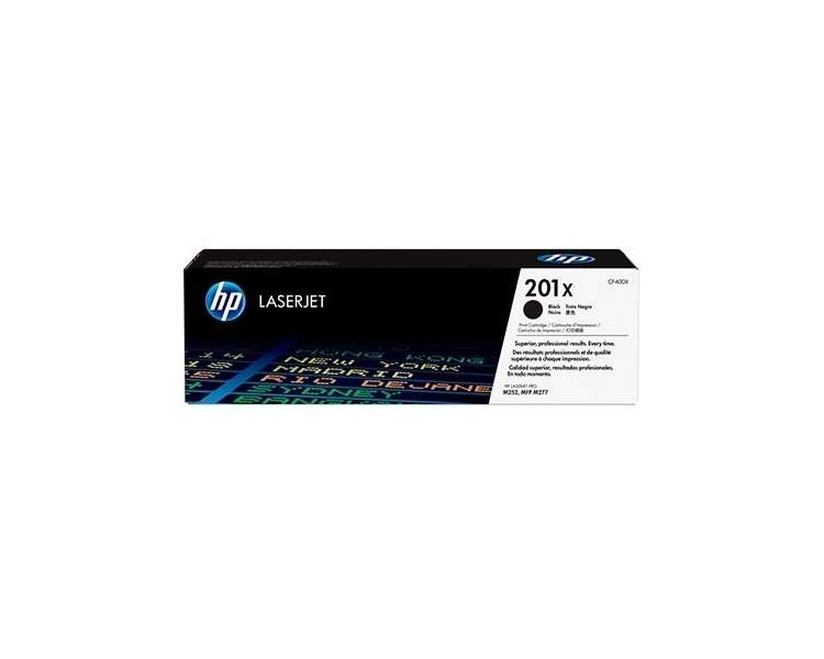 TONER Original HP 201X NEGRO