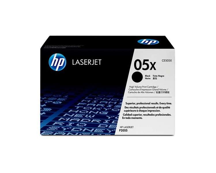 TONER Original HP LASERJET 05X CE505X NEGRO