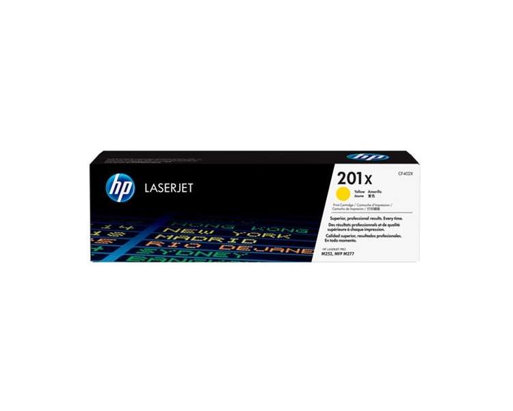 TONER Original HP LASERJET 201X CF402X AMARILLO