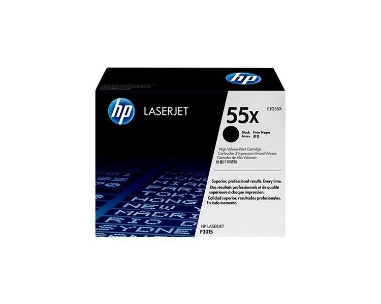 TONER Original HP LASERJET 55X CE255X NEGRO