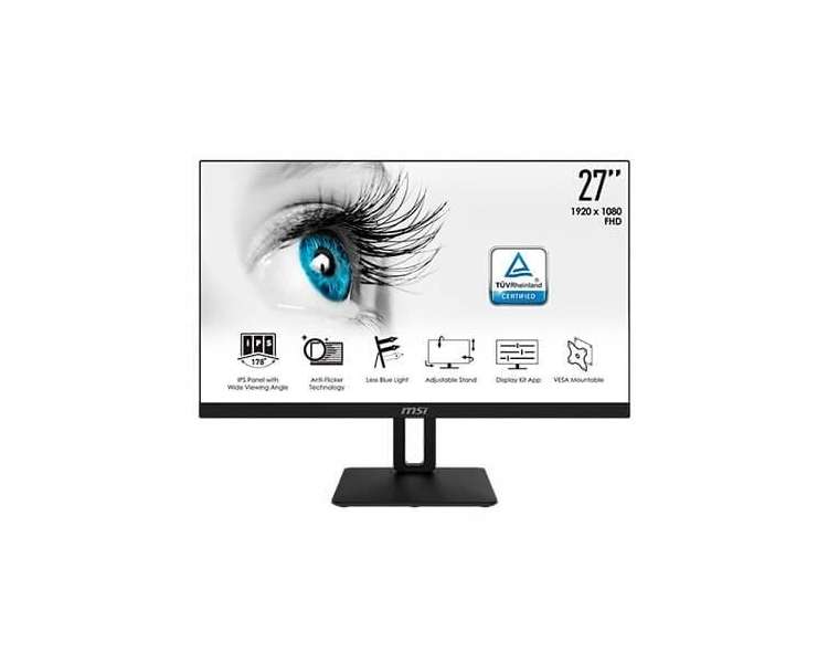 MONITOR LED 27  MSI PRO MP271P NEGRO