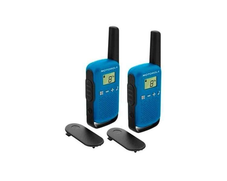 WALKIE-TALKIE MOTOROLA TLKR-T42 AZUL PACKS 2