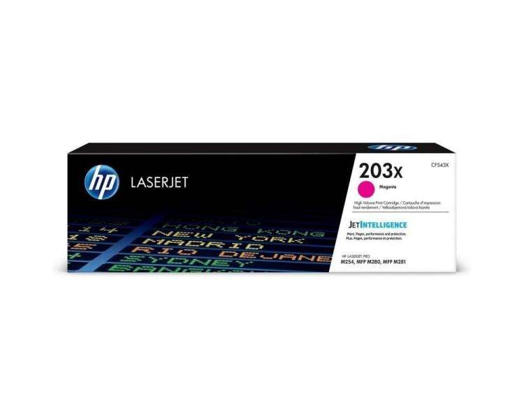 Tóner original hp nº203x xl alta capacidad/ magenta