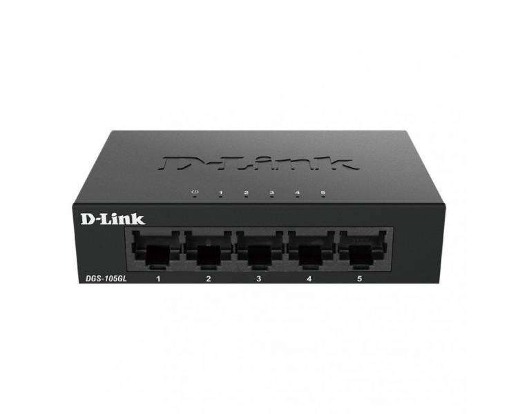 Switch d-link dgs-105gl 5 puertos/ rj-45 10/100/1000