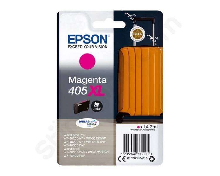 Cartucho de tinta original epson nº405 xl alta capacidad/ magenta