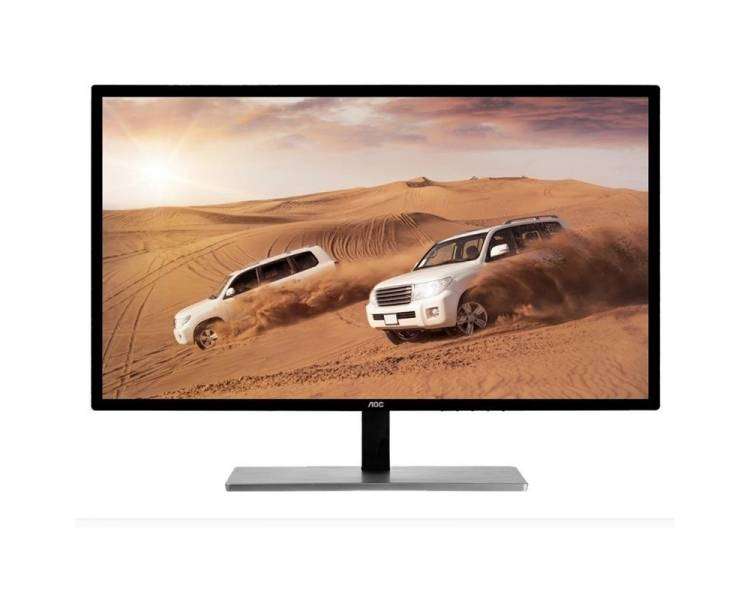 Monitor profesional aoc u2879vf 28'/ 4k/ negro plata