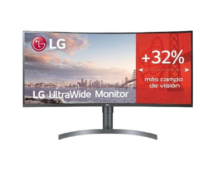 Monitor profesional ultrapanorámico curvo lg 35wn65c-b 35'/ wqhd/ multimedia/ negro