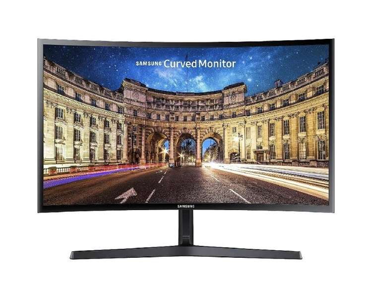 Monitor profesional curvo samsung c27f396fhr 27'/ full hd/ negro