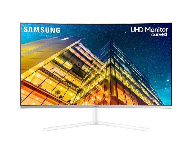 Monitor profesional curvo samsung lu32r591cwr 31.5'/ 4k/ blanco