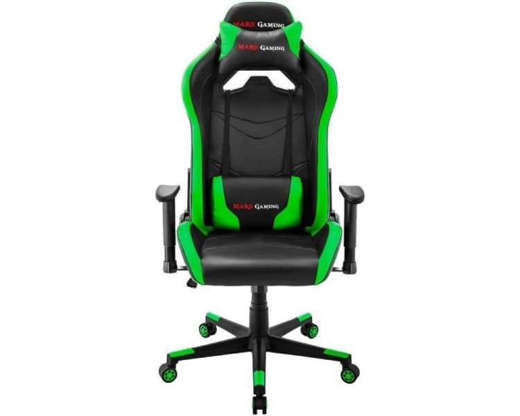 Silla gaming mars gaming mgc3/ verde y negra