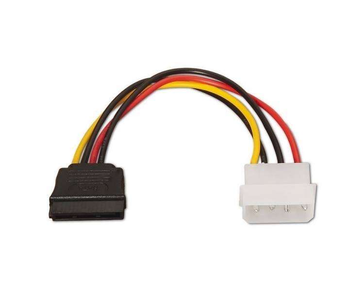 Cable alimentación sata aisens a131-0158/ molex 4 pin macho - sata hembra/ 16cm