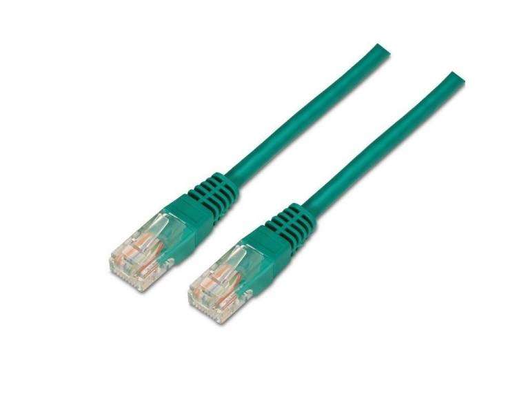 Cable de red rj45 utp aisens a133-0193 cat.5e/ 50cm/ verde