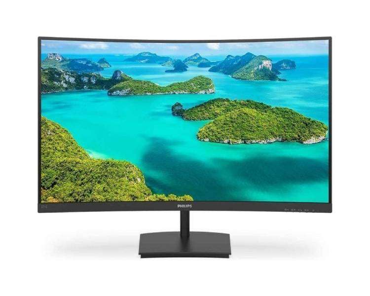 Monitor curvo philips e-line 241e1sc 23.6'/ full hd/ negro