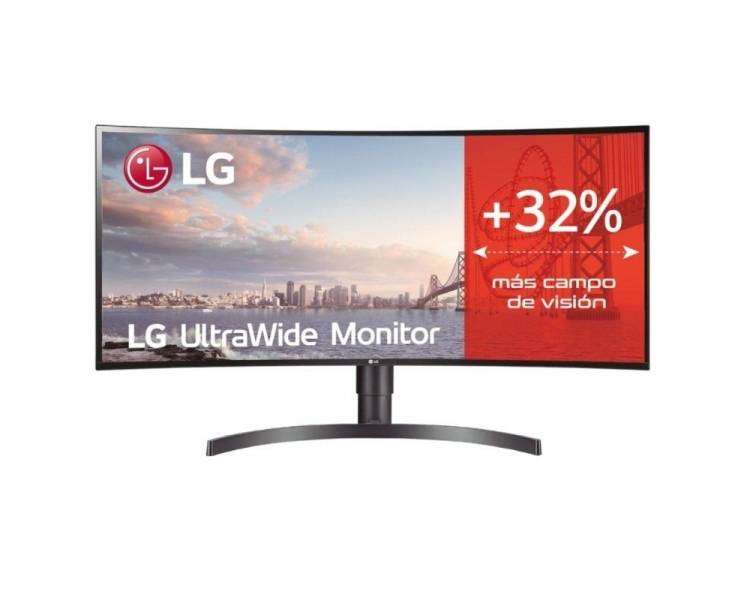 Monitor profesional ultrapanorámico curvo lg 34wn80c-b 34'/ wqhd/ negro