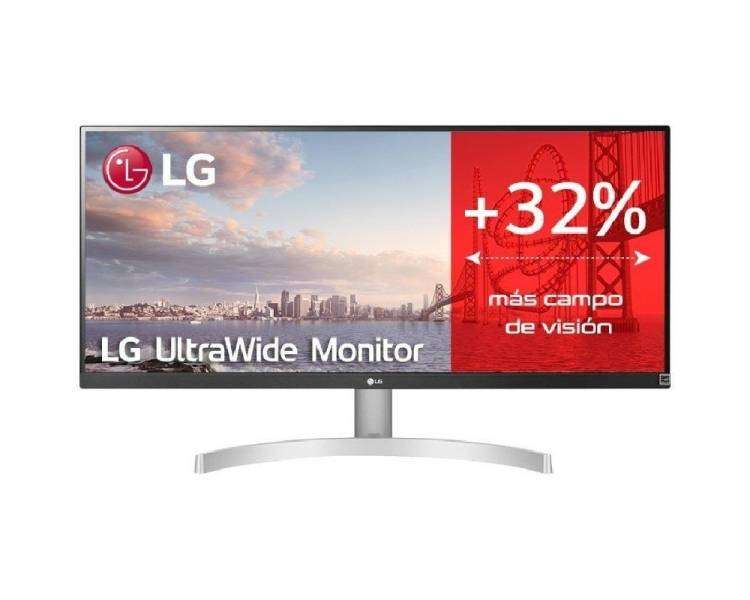 Monitor profesional ultrapanorámico lg 29wn600-w 29'/ full hd/ multimedia/ plata y blanco