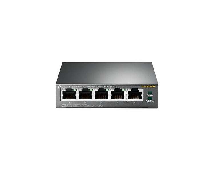 HUB SWITCH 5 PTOS 10/100 TP-LINK SF1005P POE