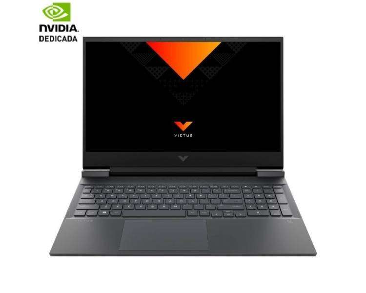 Portátil gaming hp victus 16-e0075ns ryzen 7 5800h/ 16gb/ 512gb ssd/ geforce rtx3050/ 16.1'/ freedos