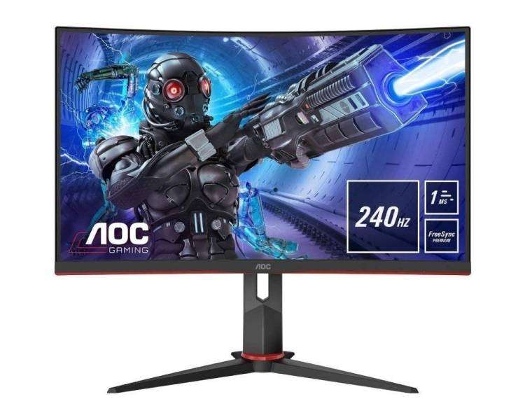 Monitor gaming curvo aoc c32g2ze 31.5'/ full hd/ negro