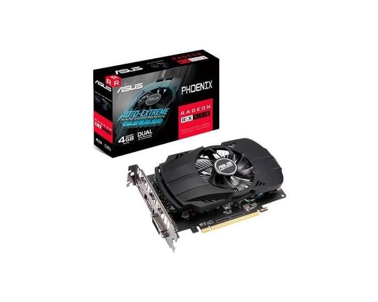 TARJETA GRÁFICA ASUS PHOENIX RX 550 EVO 4GB GDDR5