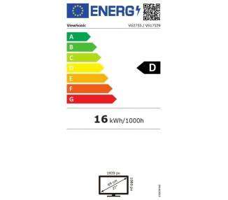 MONITOR LED 27  VIEWSONIC VG2755 NEGRO