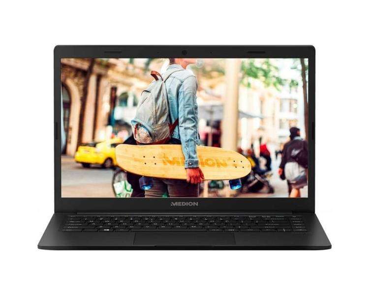 Portátil medion akoya e4251 intel celeron n4020/ 4gb/ 64gb emmc/ 14'/ win10 s