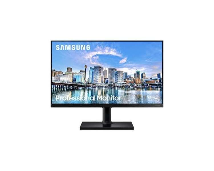 MONITOR LED 24  SAMSUNG LF24T450FQRXEN NEGRO