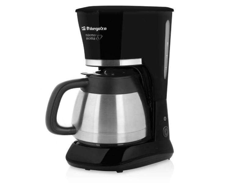 Cafetera de goteo orbegozo cg 5012/ 10-12 tazas/ negra