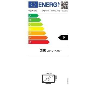 MONITOR LED IPS 27  VIEWSONIC VA2732-H NEGRO