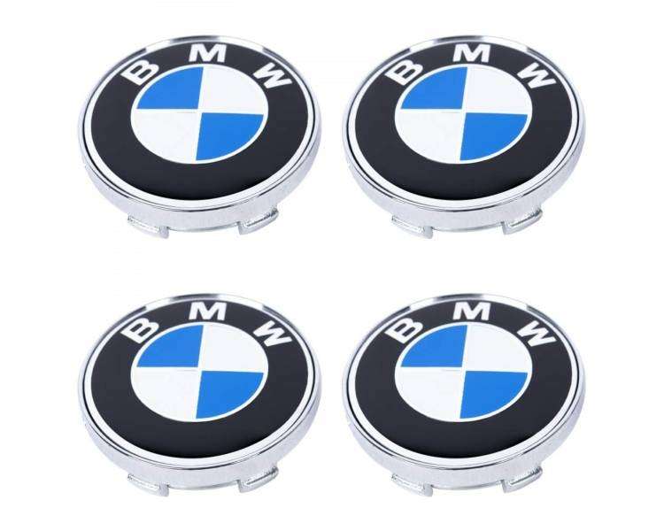 Tapabujes BMW, 68 mm x4 , Tapacubos, Centro de Rueda., Tapa llantas